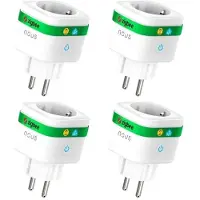 Sonstige Verlage NOUS A7Z slimme stekker ZigBee, 4-delige set, 3680W/16A, met meetfunctie, 4 stuks