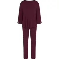 Triumph Pyjama ' Red Label Amourette ' bordeaux