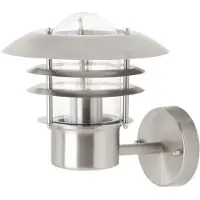 Brilliant RVS muurlamp Terrence