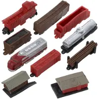 Safari speelset Train Toob junior 10 delig