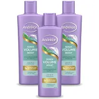 Unilever 3 x Andrélon Volume Boost shampoo met kokosextract en aloë vera, 250 ml - Voordeelverpakking - 3 stuks