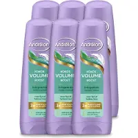 Unilever 6 x Andrélon Kokos Volume Boost Conditioner - 200 ml - Voordeelverpakking - 6 stuks
