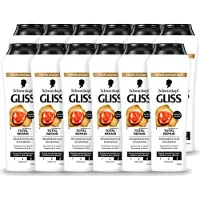 GLISS 12 flessen Schwarzkopf Total Repair shampoo voor intensieve haarverzorging, 250 ml - voordeelverpakking - 12 stuks