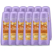 Unilever 12 x Andrélon Oil & Care conditioner voor droog en kroeshaar, 200 ml - Voordeelverpakking - 12 stuks
