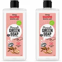 Marcels Green Soap 2 x Marcel's Green Soap Shampoo Argan & Oudh - 300 ml - Voordeelverpakking - 2 stuks