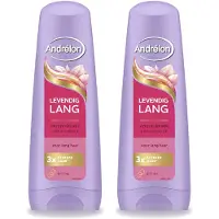 Unilever 2 x Andrélon Conditioner Levendig Lang - 200 ml - Voordeelverpakking - 2 stuks
