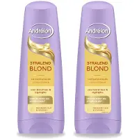 Unilever 2 x Andrélon Conditioner voor stralend blond haar - 200 ml - Voordeelverpakking - 2 stuks
