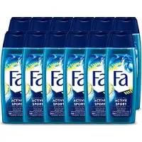 Fa Pflege 12 x Fa Men Active Sport Deodorant Spray - 150 ml - Voordeelverpakking - 12 stuks