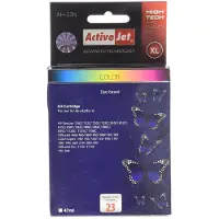 ActiveJet AH-23N inktpatroon (vervangt HP 23 C1823D; capaciteit: 47 ml; kleur)