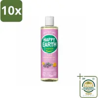 Happy Earth 10 x – Douchegel – 100% Natuurlijk Lavender Ylang – 300 ml - Wasstrips - Douchegel - Natuurlijke Douchegel - Lavendel Douchegel - Ylang-ylang Douchegel - Vegan Douchegel
