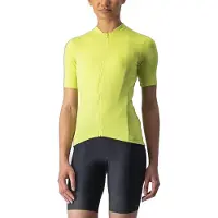 Castelli Anima 4 wielershirt Dames Helder Lime, Maat XS