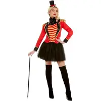 Smiffys Dompteur Circus Kostuum Dames - Maat S