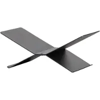Woood Brook Boekenstandaard/Boekenhouder - Metaal - Zwart - 12x29x17