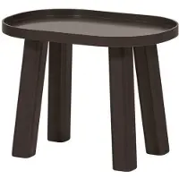 Woood Mosa Bijzettafel - Hout - Donkerbruin - 46x60x41