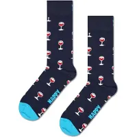 Happy socks Unisex Glass Of Wine Navy-Schoenmaat 41 - 46