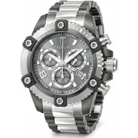 Invicta Jason Taylor 51274 Herenhorloge - Quartz uurwerk - Roestvrij staal met grijze wijzerplaat - 50 mm