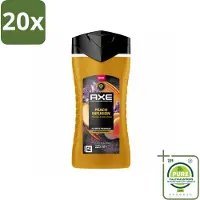 Axe 20 x – Douchegel – Peach Infusion – 225 ml - Grootverpakking - Vaatwasstrips - Douchegel - Fris Ruiken - Parfum - Patchoeli - Amber