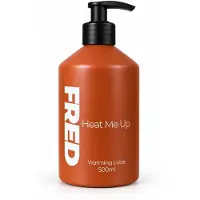 FRED Glijmiddel Verwarmend effect 500ml op waterbasis - Aluminium fles