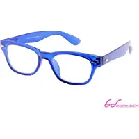 I Need You INY Woody G38800 +1.00 - Blauw/transparant - Leesbril