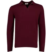 Born with Appetite polo lange mouw bordeaux
