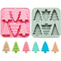 Famanu – Siliconen kerstboom mallen voor chocolade en bakken