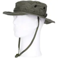 101 Inc - Bush hat with memory wire (kleur: Ranger Groen / maat: L)
