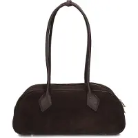 Notre-V Dames Schoudertassen Minae Suede - Bruin - Maat ONESIZE