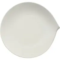 Villeroy En Boch Flow Dinerbord klein - 26 cm x 24 cm - Wit