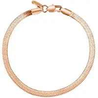 Furore - Dames Armband Closed Flexible - Rosekleurig - Maat one size