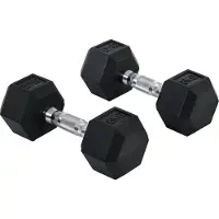 FitGoodz - Dumbbells - Hexa dumbbell - Set 2x 8 Kg - Hex Dumbbel - Krachttraining