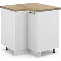 Vicco Hoekkast Fame-Line Wit Landhuis 80.5 cm , WB Eik, Model 45792