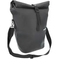 New Looxs Nyborg Single - Fietstas Enkel - Afneembare Schoudertas - 13 inch Laptopvak - Waterdicht Polyester - 17 liter - Zwart