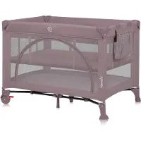 Lionelo Laura - Compact 3 in 1 Campingbedje, Box & Babybed - Lichtgewicht - 2 Hoogtes - Wielen met Rem - Gaas Zijpanelen & Peuter Ingang - Inclusief Draagtas & Opbergzak - Reisbedje