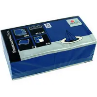 WECO Fasana - Servet - 2-laags - Blauw - 1/4 vouw - 33 cm - 250 stuks