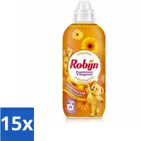 Robijn 15 x – Wasverzachter – Passiebloem & Bergamot – 780 ml - Voordeelverpakking - 15 stuks