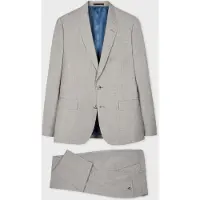 Paul Smith Mens Tailored Fit 2 Button Suit Grey Maat: 52 | Blazers Outlet | Heren | Grijs