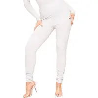 Missyempire Missy Empire Dames/Dames Bodycon Legging met ribboord (Grijs)