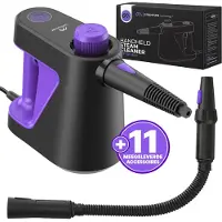 Motionflow 11-Delige Handstoomreiniger PRO - Krachtige 1000W 3,5 bar Stoomreiniger - Reinigingsmachine voor Badkamer, Bank en Vloer - Steam Cleaner Vlekkenreiniger - 3 Meter Stroomkabel