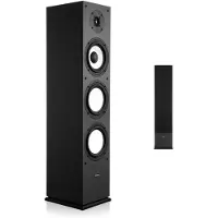 Vevor staande luidsprekers, 2-weg systeem met 2,54 cm tweeter, 16,51 cm woofer, 200 W piekvermogen, frequentiebereik van 70 Hz tot 20 kHz, robuuste MDF-behuizing, geschikt voor thuisgebruik, per stuk