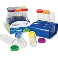 Learning Resources Jumbo Proefbuizen met Stand, Set van 6, Leeftijd 3+, Multi-kleur