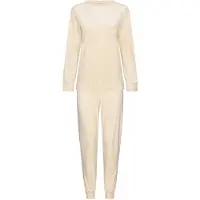 Pastunette - Softness - Pyjama - Velours Fleece - Creme - Maat 48