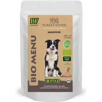 BF Petfood 14x150 gr organic hond kalkoen menu pouch hondenvoer
