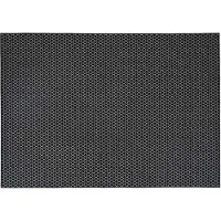 vidaXL - Tapijt - ORIZ - Zwart - gaaspatroon - 140 - x - 200 - cm - 100% - Polyester