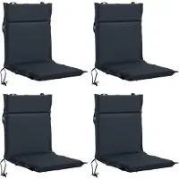vidaXL Kussen voor lage rugstoel GEMERT 4 st 100% Polyester