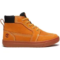 Timberland Youth Lisbon Street Mid Lace Up With Zip Sneaker Wheat Nubuck-Schoenmaat 35