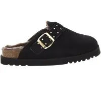 Scholl F32568 Benny suede fur Muilen | Maat 41 Dames Zwart