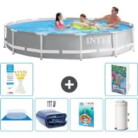 Intex Prism Frame Zwembad, rond - 366x76 cm - 5-delig, model S123