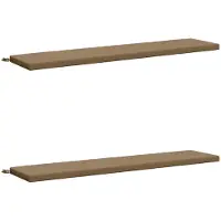 vidaXL Bankkussens SOEST 2 st 100% Polyester Taupe 170 x 40 x 5 cm