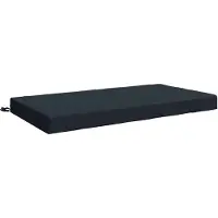 vidaXL Zitkussen SOEST 100% Polyester Donkerblauw 120 x 80 x 10 cm
