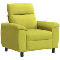 vidaXL Bank Lichtgroen 95 x 90 x 95 cm Stof